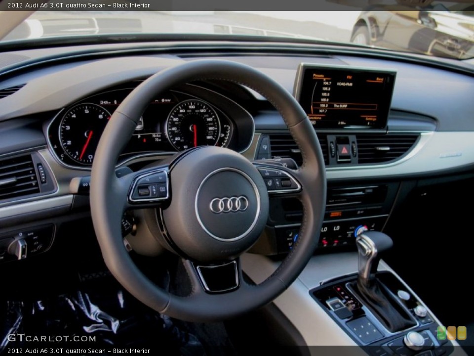 Black Interior Dashboard for the 2012 Audi A6 3.0T quattro Sedan #63678570