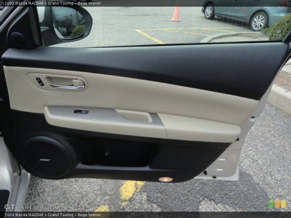 Beige Interior Door Panel for the 2009 Mazda MAZDA6 s Grand Touring #63678582