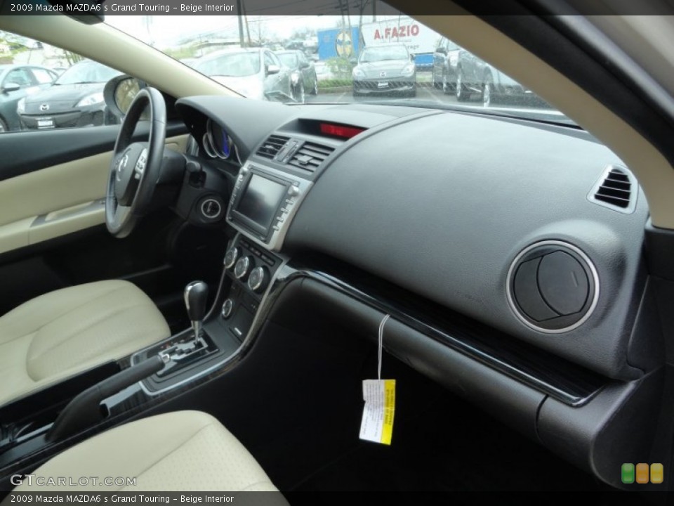 Beige Interior Dashboard for the 2009 Mazda MAZDA6 s Grand Touring #63678585