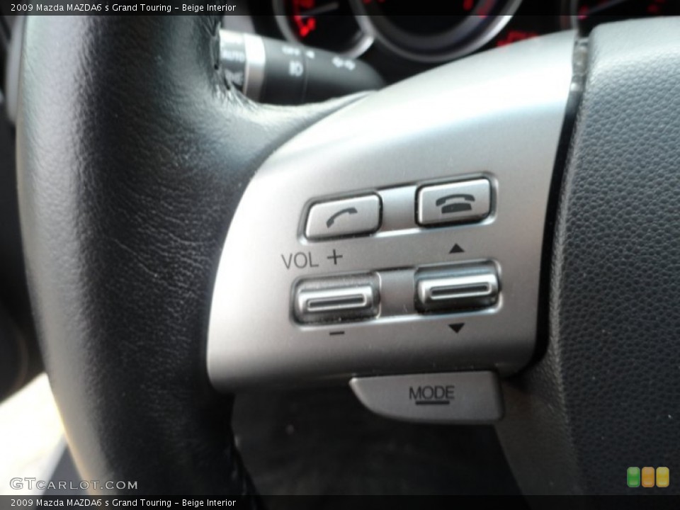 Beige Interior Controls for the 2009 Mazda MAZDA6 s Grand Touring #63678690