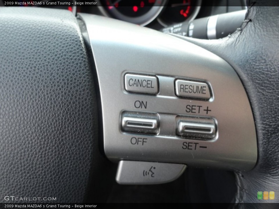Beige Interior Controls for the 2009 Mazda MAZDA6 s Grand Touring #63678698