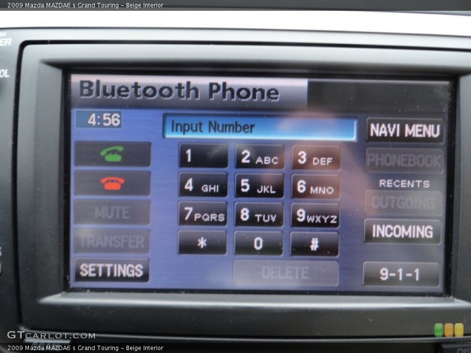 Beige Interior Controls for the 2009 Mazda MAZDA6 s Grand Touring #63678782