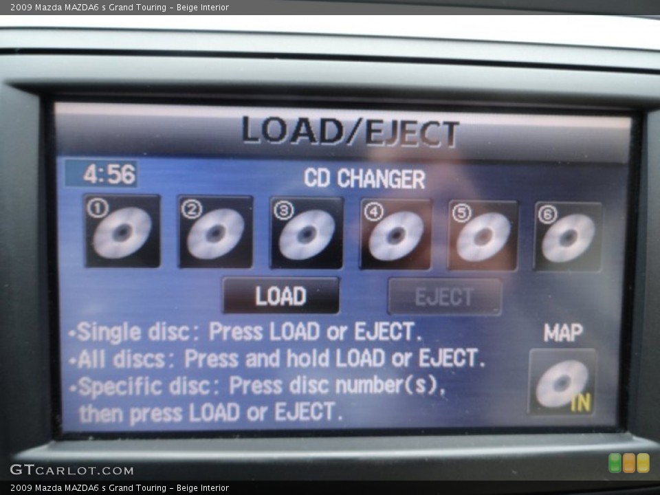 Beige Interior Controls for the 2009 Mazda MAZDA6 s Grand Touring #63678791