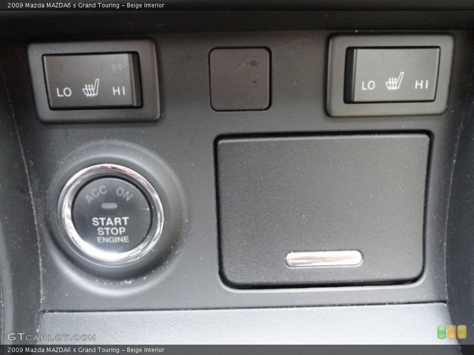 Beige Interior Controls for the 2009 Mazda MAZDA6 s Grand Touring #63678811
