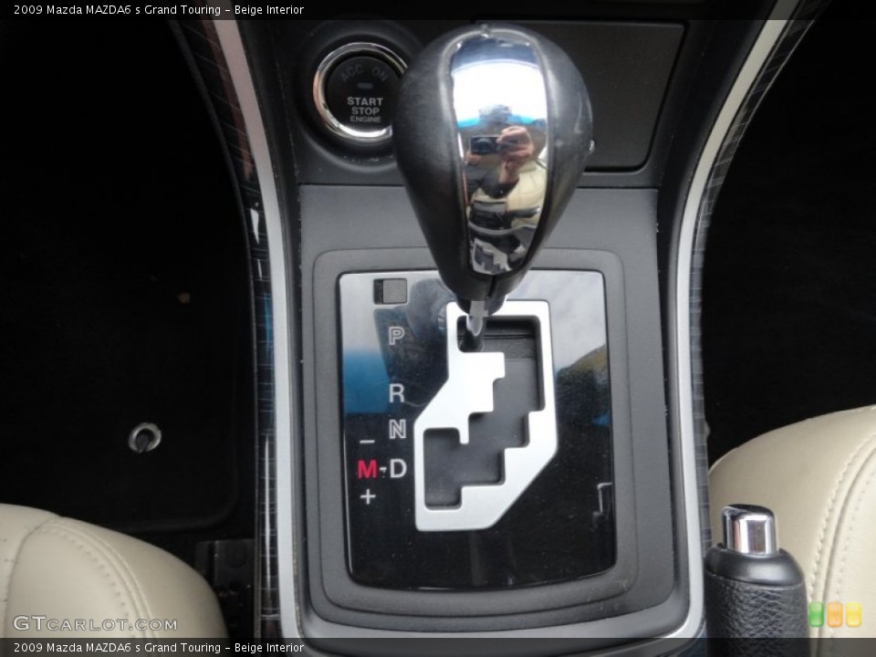 Beige Interior Transmission for the 2009 Mazda MAZDA6 s Grand Touring #63678822