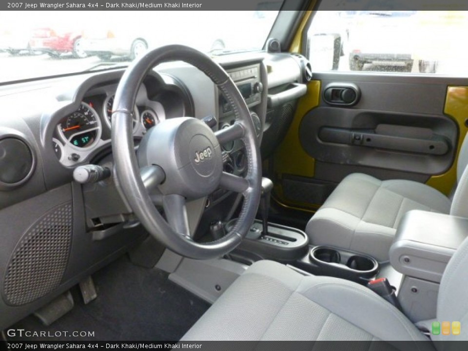 Dark Khaki/Medium Khaki 2007 Jeep Wrangler Interiors
