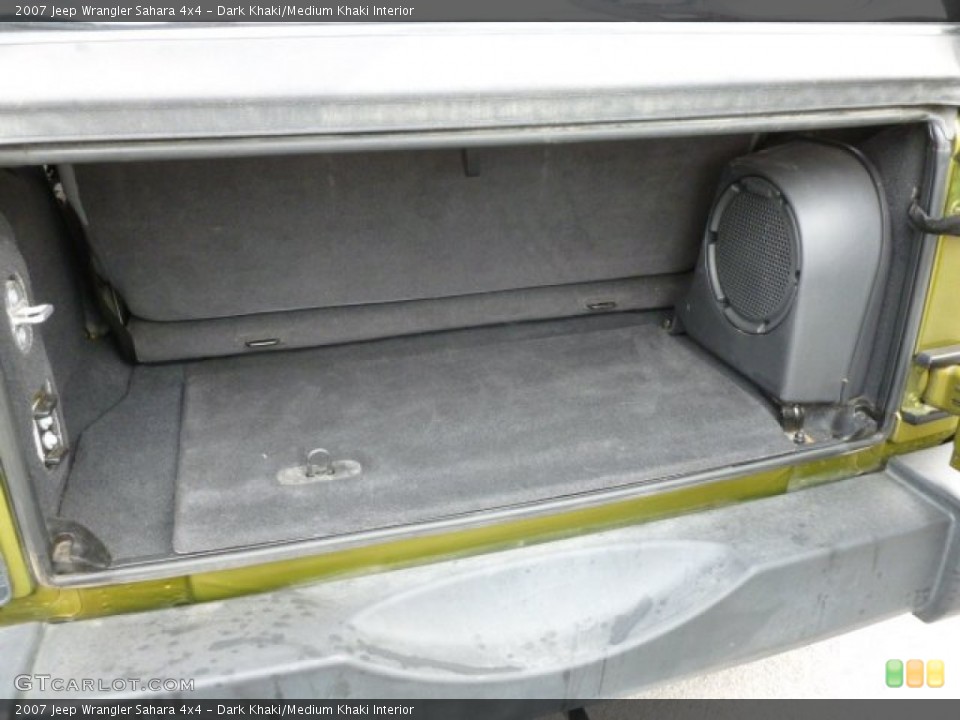 Dark Khaki/Medium Khaki Interior Trunk for the 2007 Jeep Wrangler Sahara 4x4 #63679821