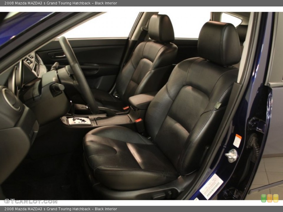 Black Interior Photo for the 2008 Mazda MAZDA3 s Grand Touring Hatchback #63683427