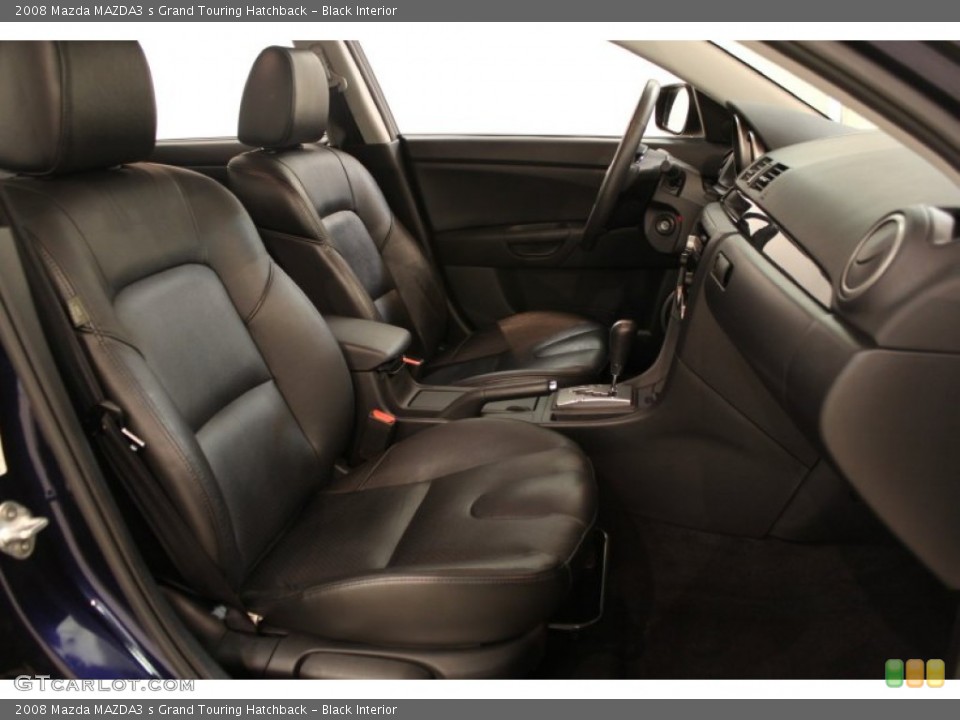 Black Interior Photo for the 2008 Mazda MAZDA3 s Grand Touring Hatchback #63683451