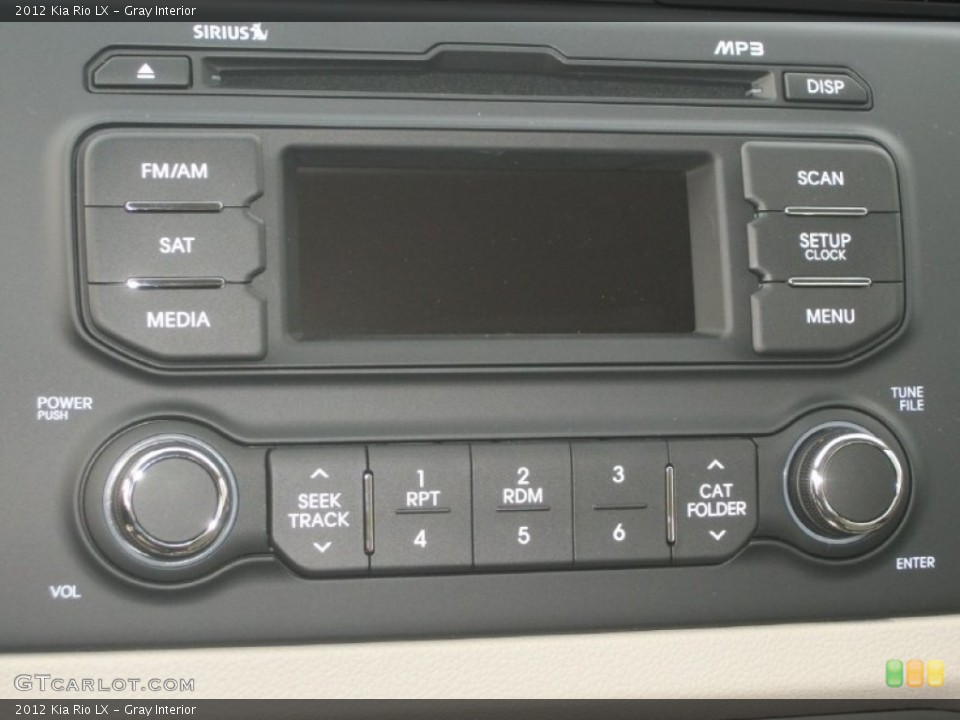 Gray Interior Audio System for the 2012 Kia Rio LX #63689445