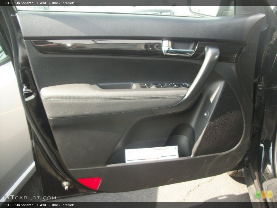 Black Interior Door Panel for the 2012 Kia Sorento LX AWD #63691119