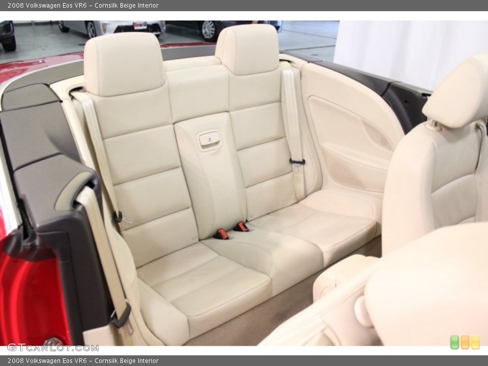 Cornsilk Beige Interior Rear Seat for the 2008 Volkswagen Eos VR6 #63691461