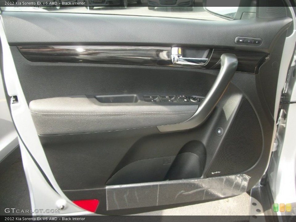 Black Interior Door Panel for the 2012 Kia Sorento EX V6 AWD #63691668