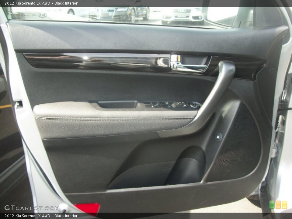 Black Interior Door Panel for the 2012 Kia Sorento LX AWD #63691950