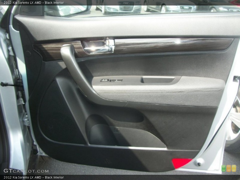 Black Interior Door Panel for the 2012 Kia Sorento LX AWD #63691992