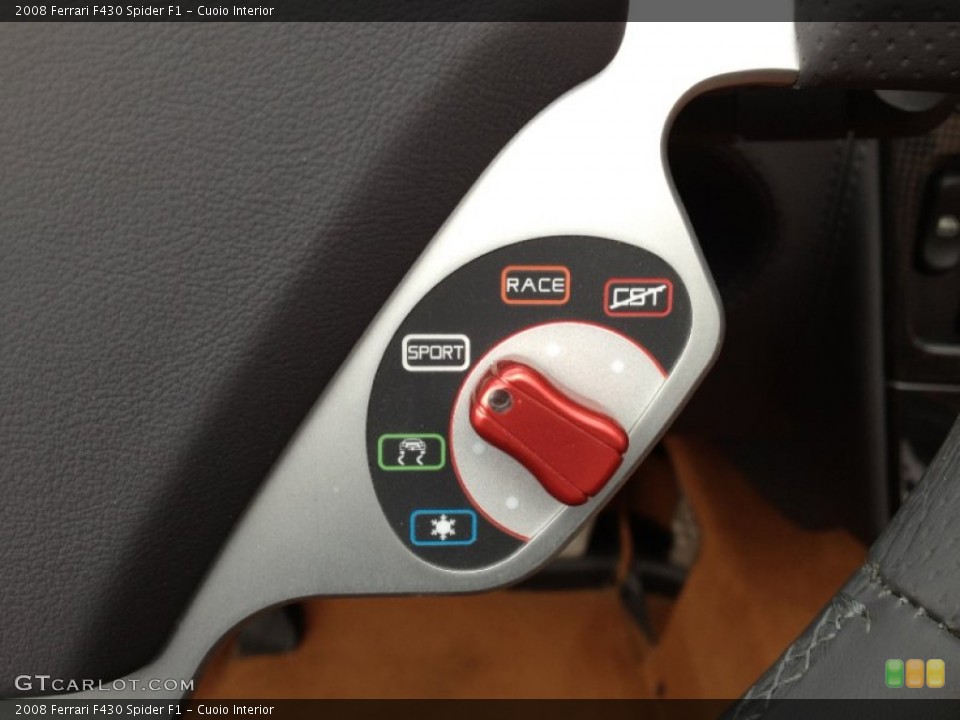 Cuoio Interior Controls for the 2008 Ferrari F430 Spider F1 #63692526