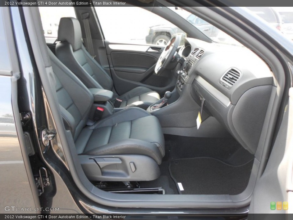 Titan Black Interior Photo for the 2012 Volkswagen GTI 4 Door Autobahn Edition #63695631