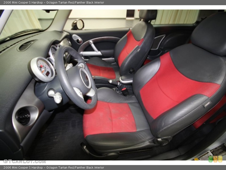Octagon Tartan Red/Panther Black Interior Photo for the 2006 Mini Cooper S Hardtop #63698580