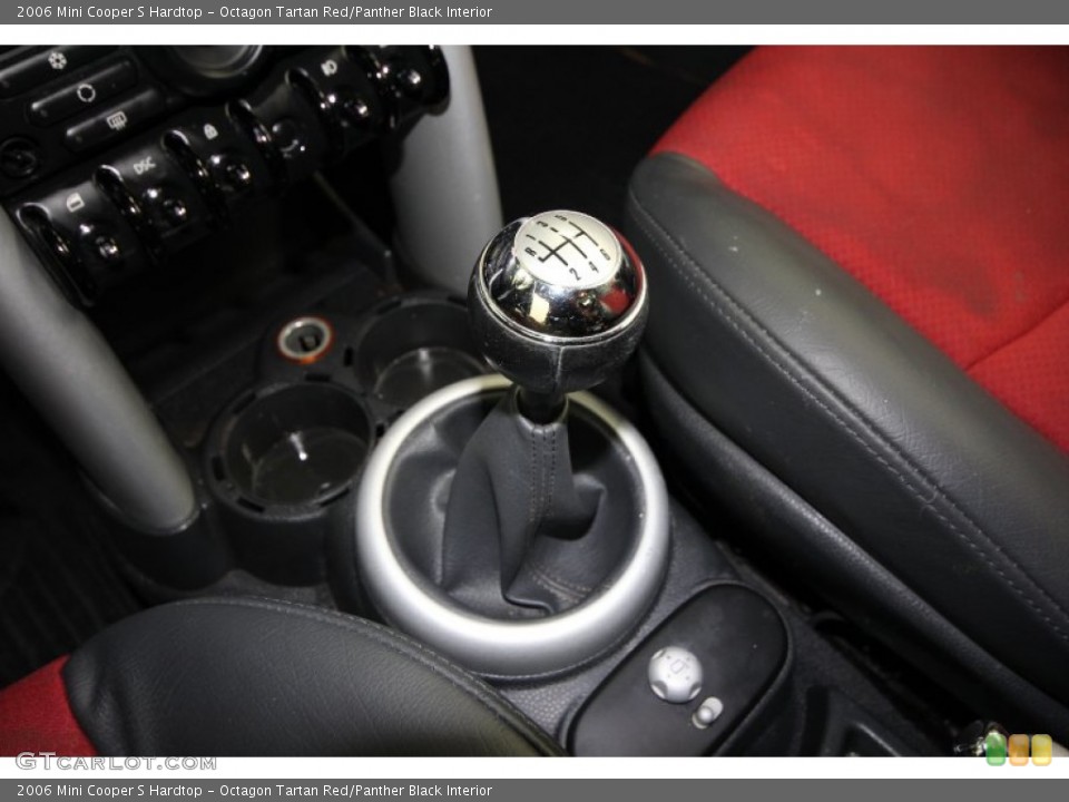 Octagon Tartan Red/Panther Black Interior Transmission for the 2006 Mini Cooper S Hardtop #63698706