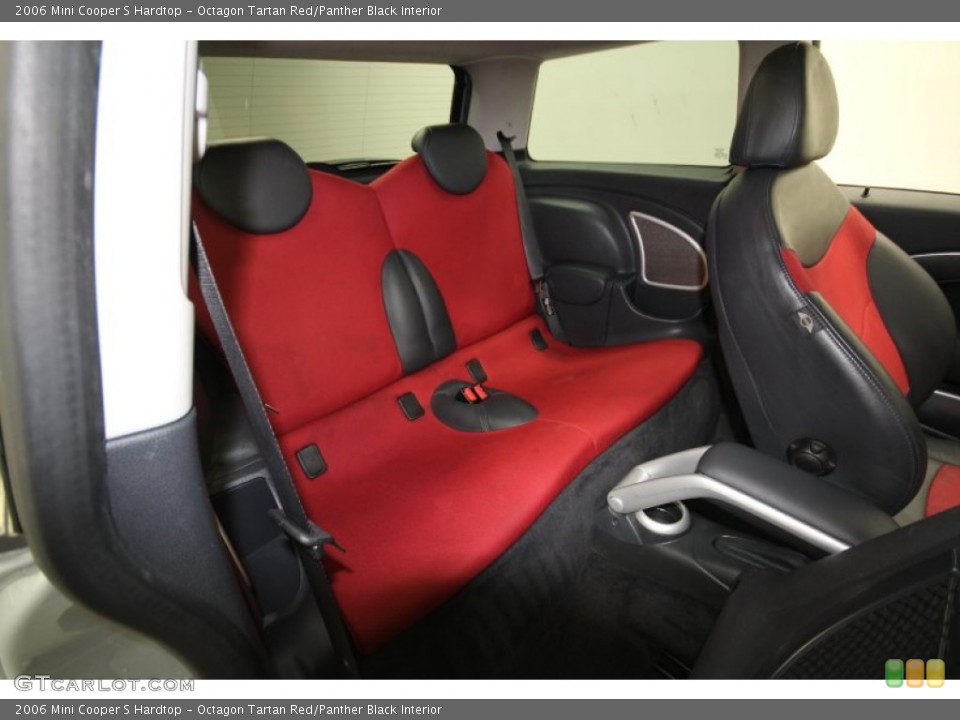 Octagon Tartan Red/Panther Black Interior Photo for the 2006 Mini Cooper S Hardtop #63698768