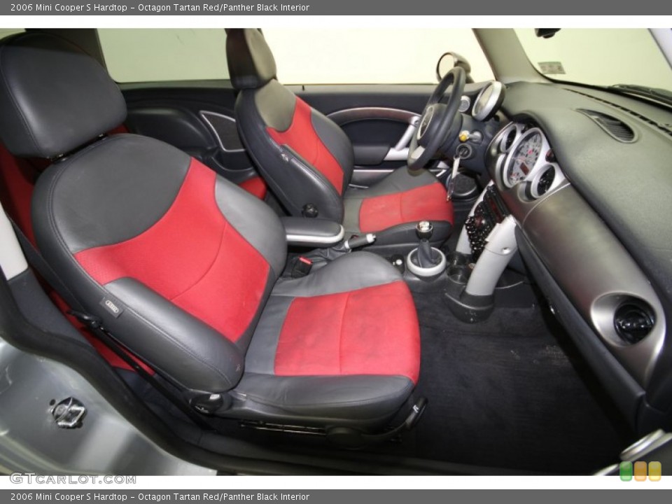 Octagon Tartan Red/Panther Black Interior Photo for the 2006 Mini Cooper S Hardtop #63698790