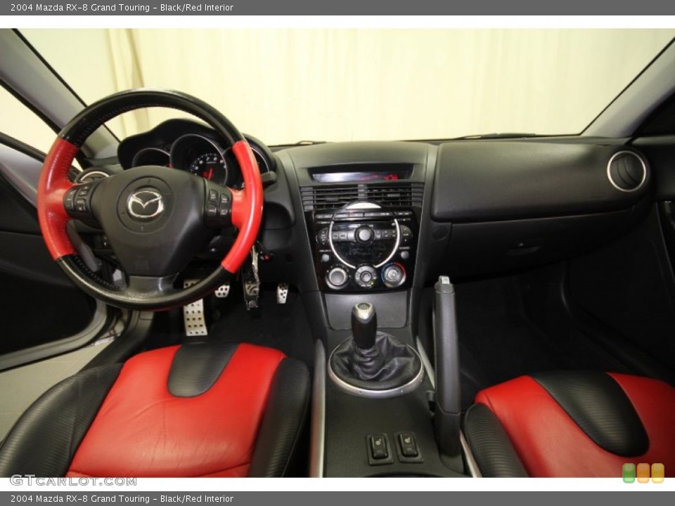 Black/Red Interior Dashboard for the 2004 Mazda RX-8 Grand Touring #63699474