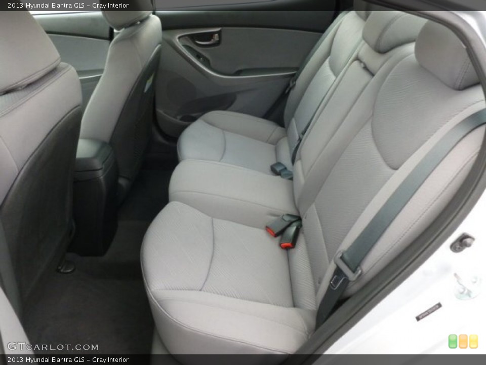 Gray Interior Rear Seat for the 2013 Hyundai Elantra GLS #63699903