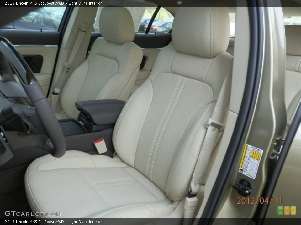 Light Dune Interior Front Seat for the 2013 Lincoln MKS EcoBoost AWD #63703202