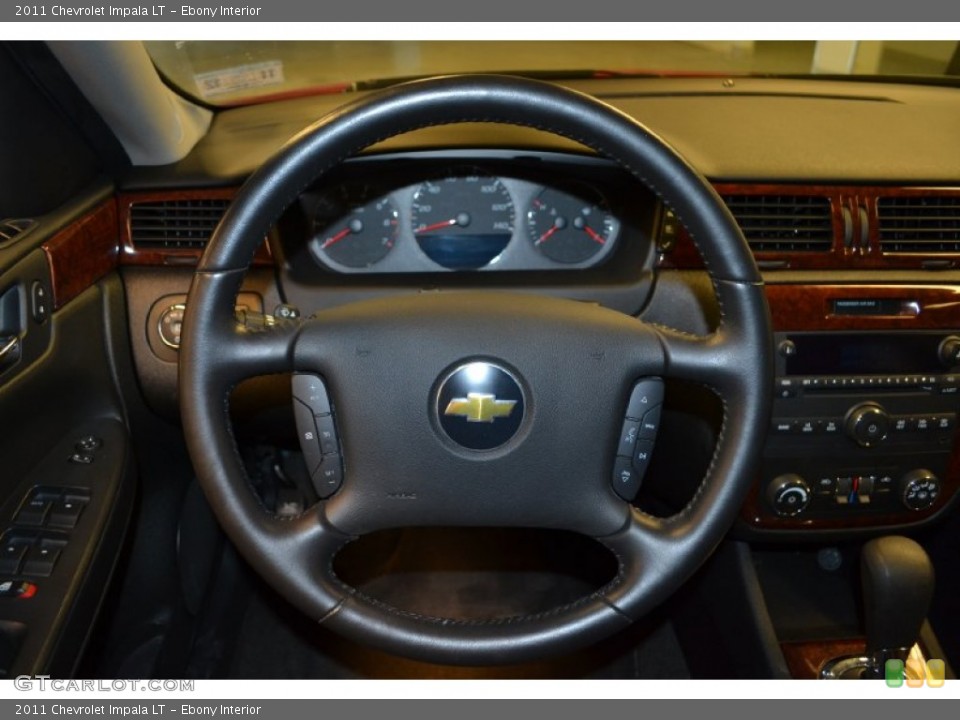 Ebony Interior Steering Wheel for the 2011 Chevrolet Impala LT #63703976