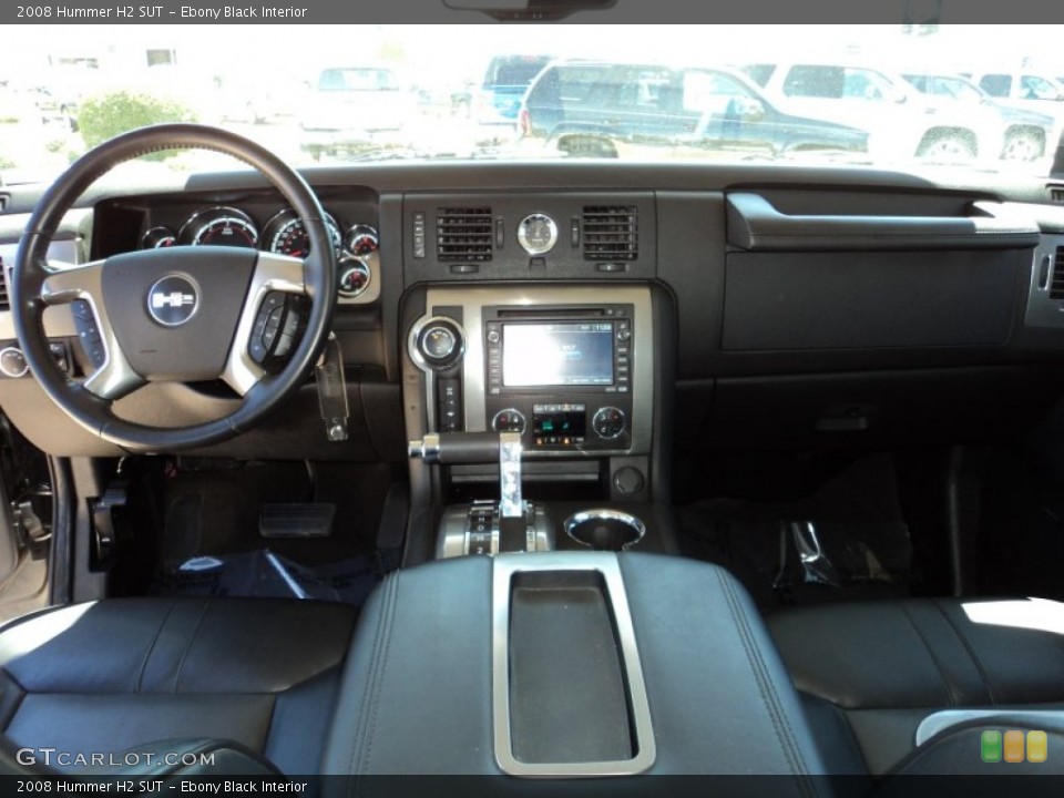 Ebony Black Interior Dashboard for the 2008 Hummer H2 SUT #63704468
