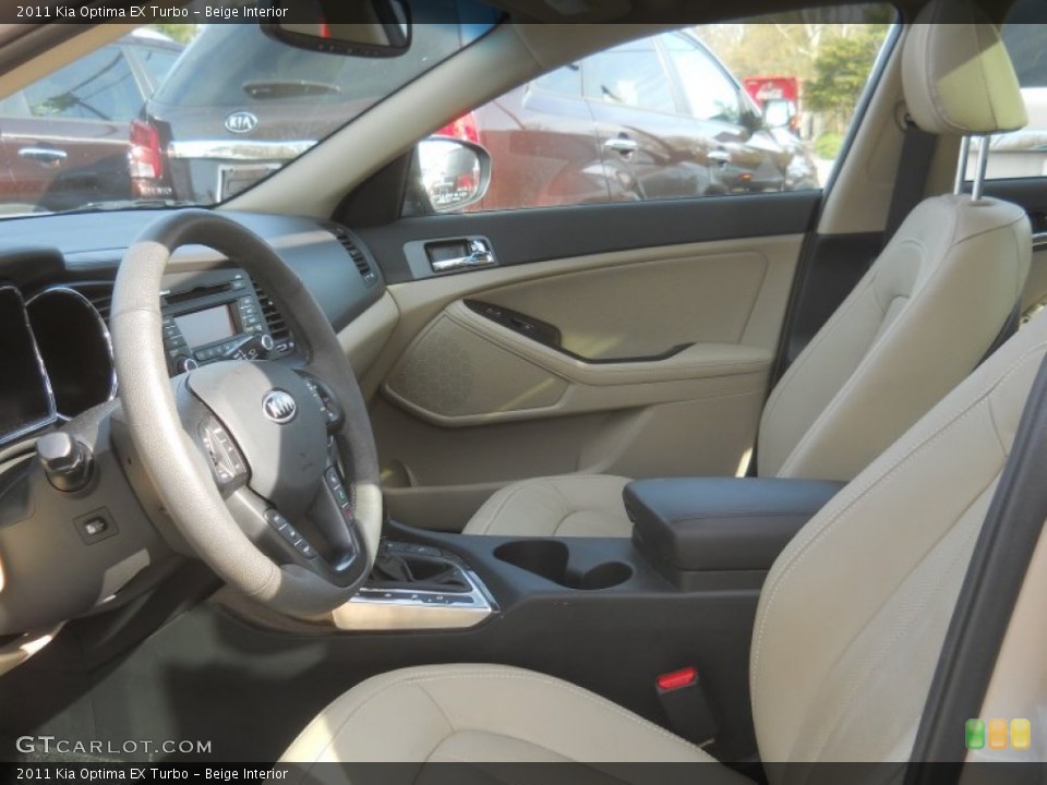 Beige Interior Photo for the 2011 Kia Optima EX Turbo #63706220