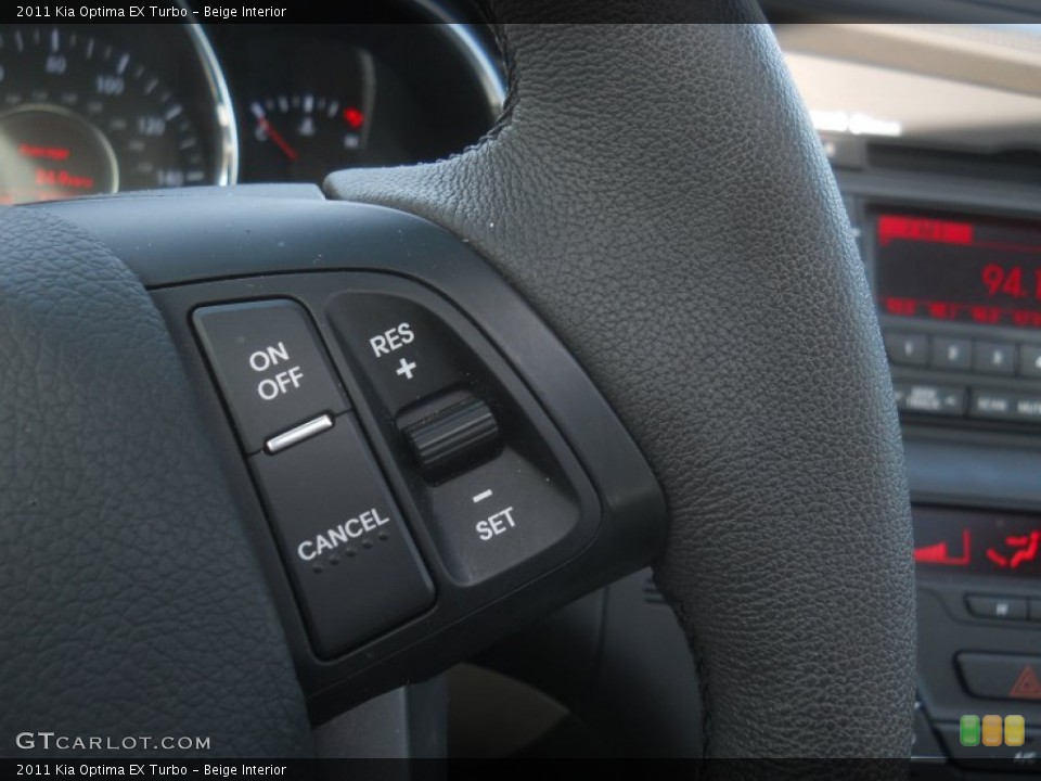 Beige Interior Controls for the 2011 Kia Optima EX Turbo #63706238