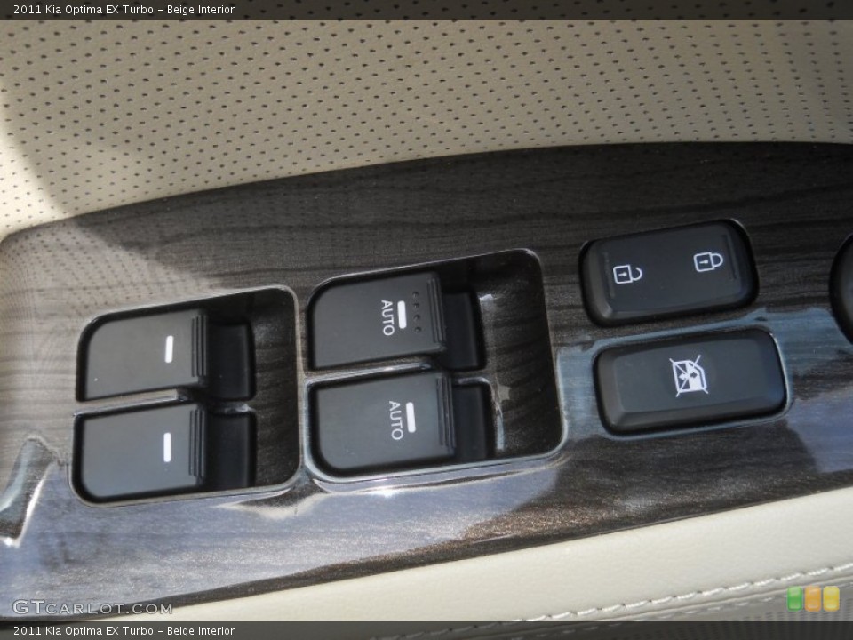 Beige Interior Controls for the 2011 Kia Optima EX Turbo #63706247