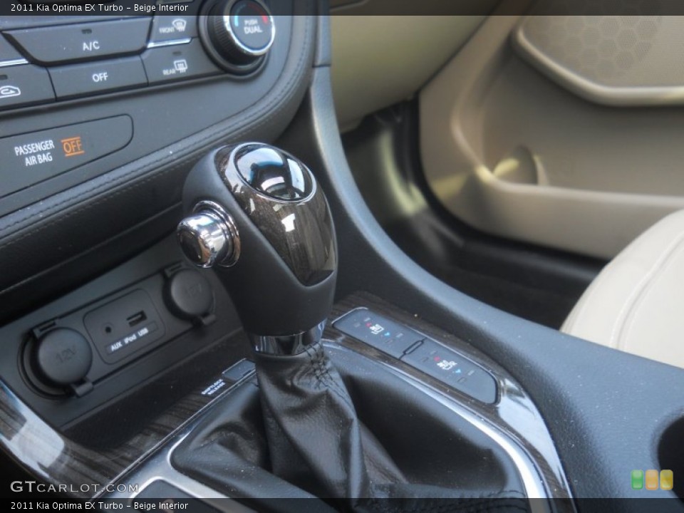Beige Interior Transmission for the 2011 Kia Optima EX Turbo #63706289