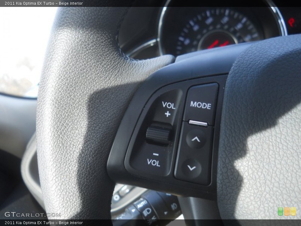 Beige Interior Controls for the 2011 Kia Optima EX Turbo #63706295