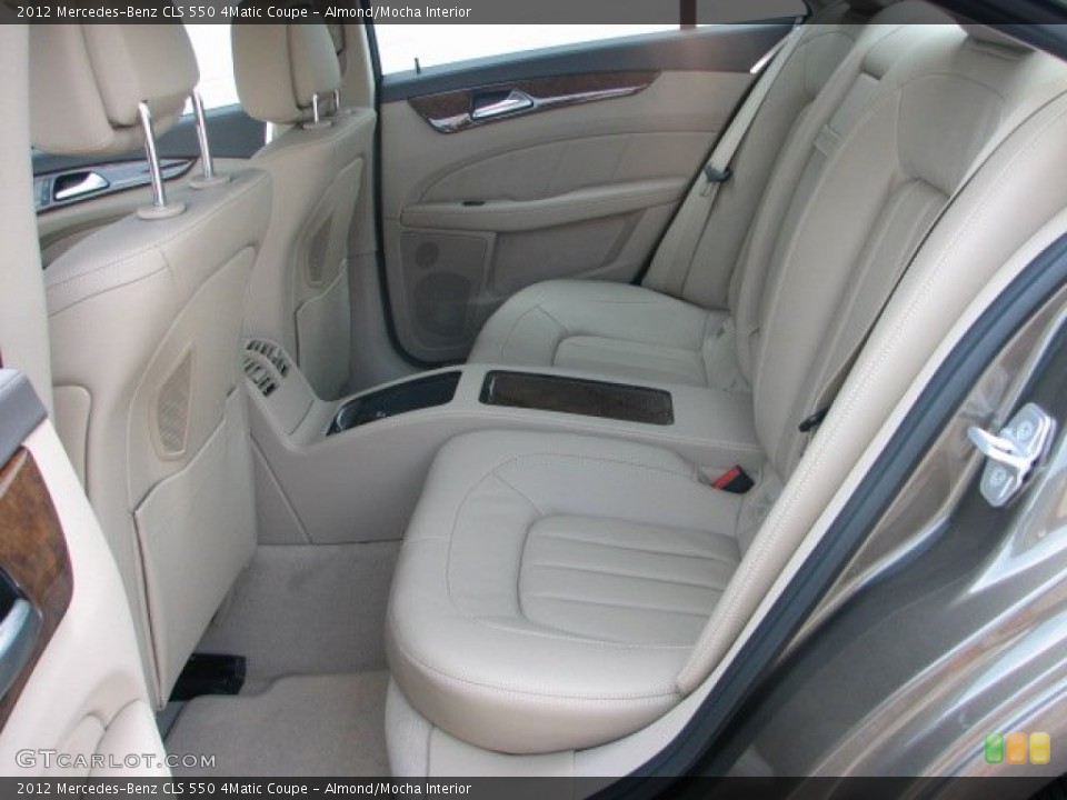 Almond/Mocha Interior Rear Seat for the 2012 Mercedes-Benz CLS 550 4Matic Coupe #63708824