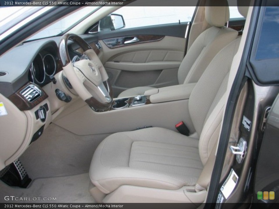Almond/Mocha Interior Front Seat for the 2012 Mercedes-Benz CLS 550 4Matic Coupe #63708836