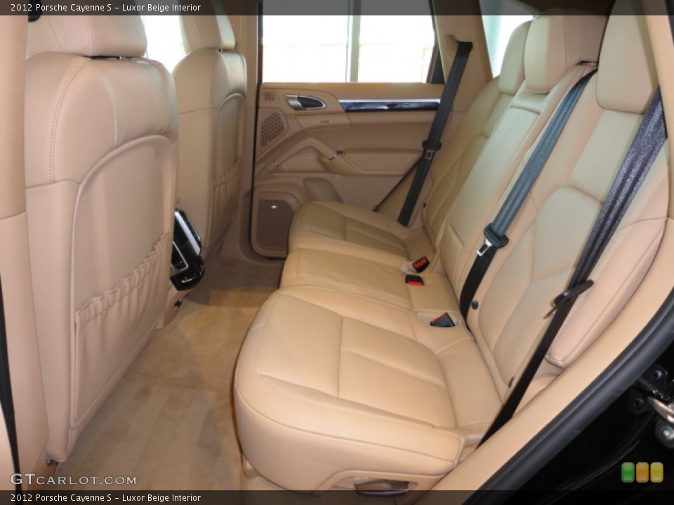 Luxor Beige Interior Rear Seat for the 2012 Porsche Cayenne S #63709222