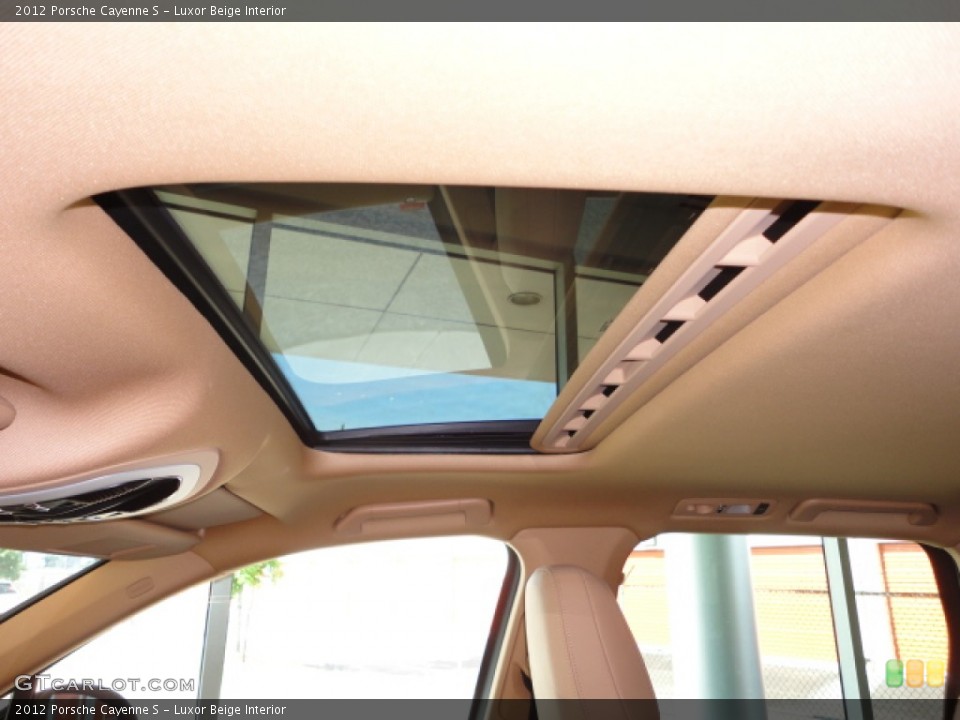 Luxor Beige Interior Sunroof for the 2012 Porsche Cayenne S #63709241