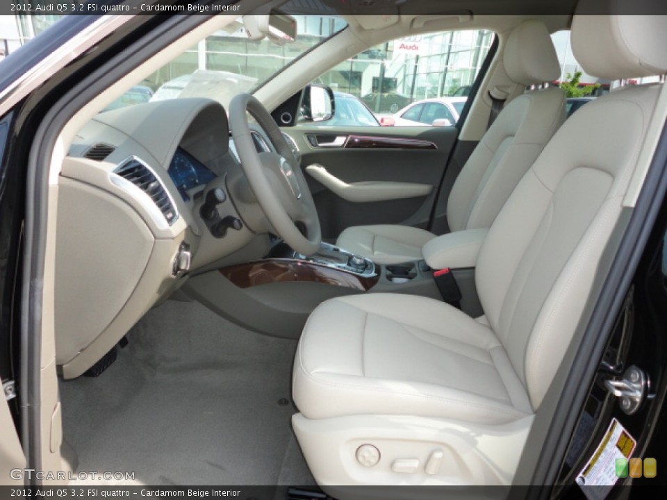 Cardamom Beige Interior Front Seat for the 2012 Audi Q5 3.2 FSI quattro #63710003