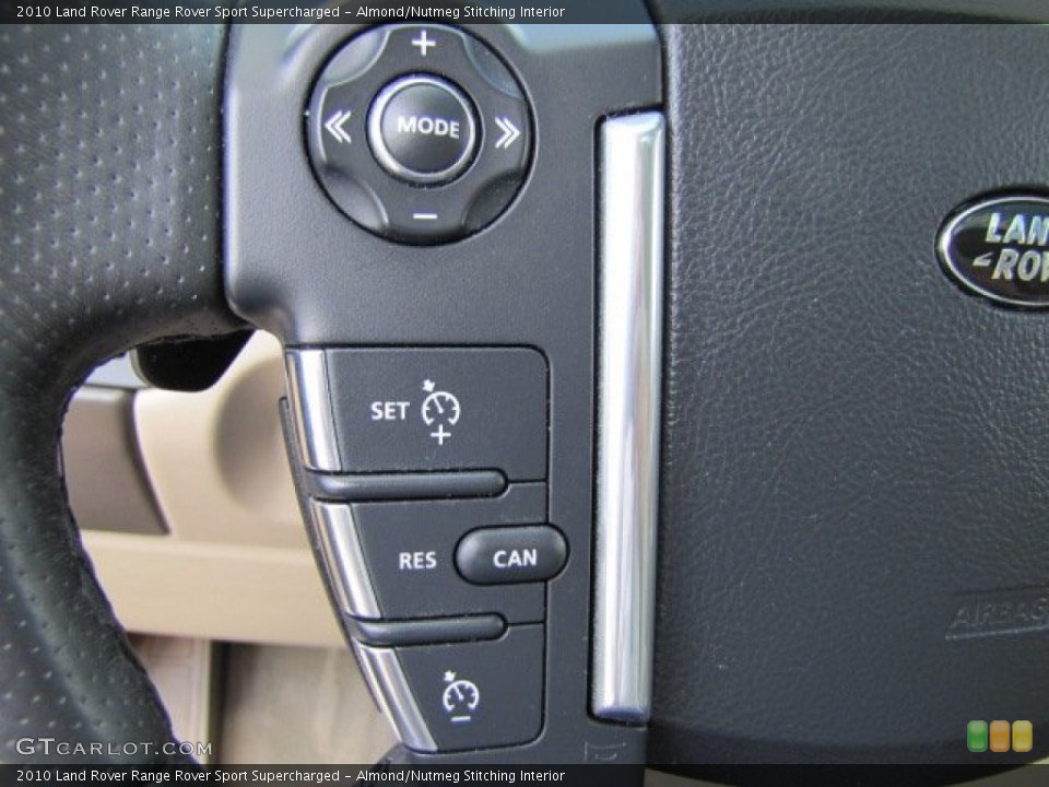 Almond/Nutmeg Stitching Interior Controls for the 2010 Land Rover Range Rover Sport Supercharged #63714037