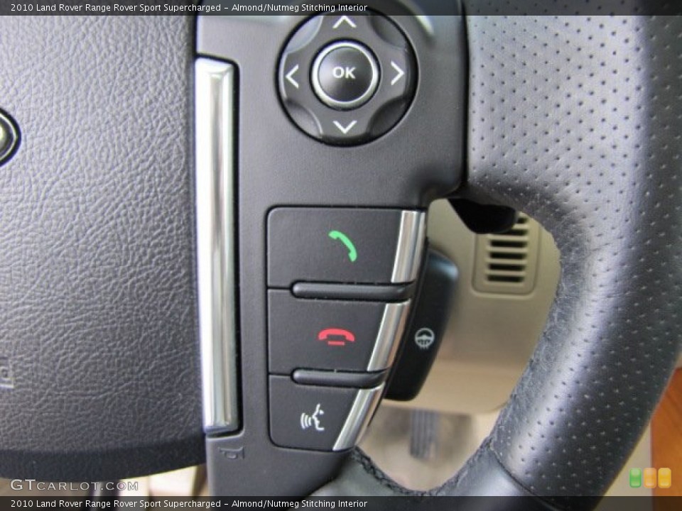Almond/Nutmeg Stitching Interior Controls for the 2010 Land Rover Range Rover Sport Supercharged #63714043