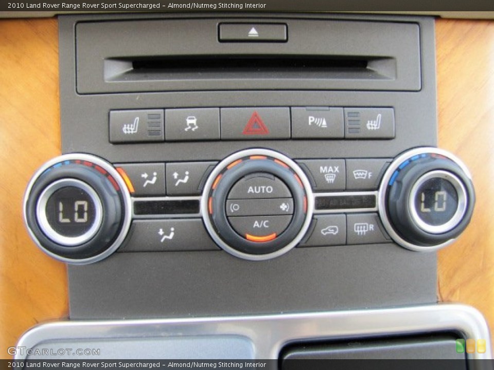 Almond/Nutmeg Stitching Interior Controls for the 2010 Land Rover Range Rover Sport Supercharged #63714076