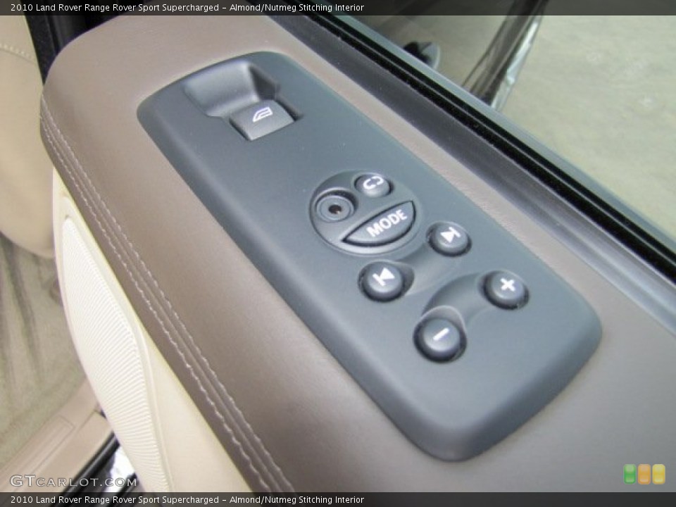 Almond/Nutmeg Stitching Interior Controls for the 2010 Land Rover Range Rover Sport Supercharged #63714100