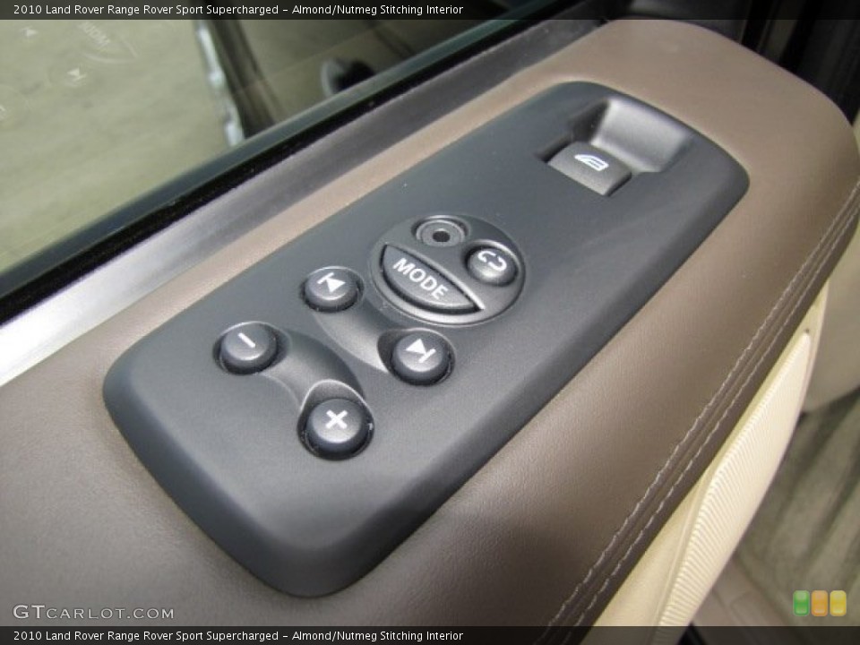 Almond/Nutmeg Stitching Interior Controls for the 2010 Land Rover Range Rover Sport Supercharged #63714118