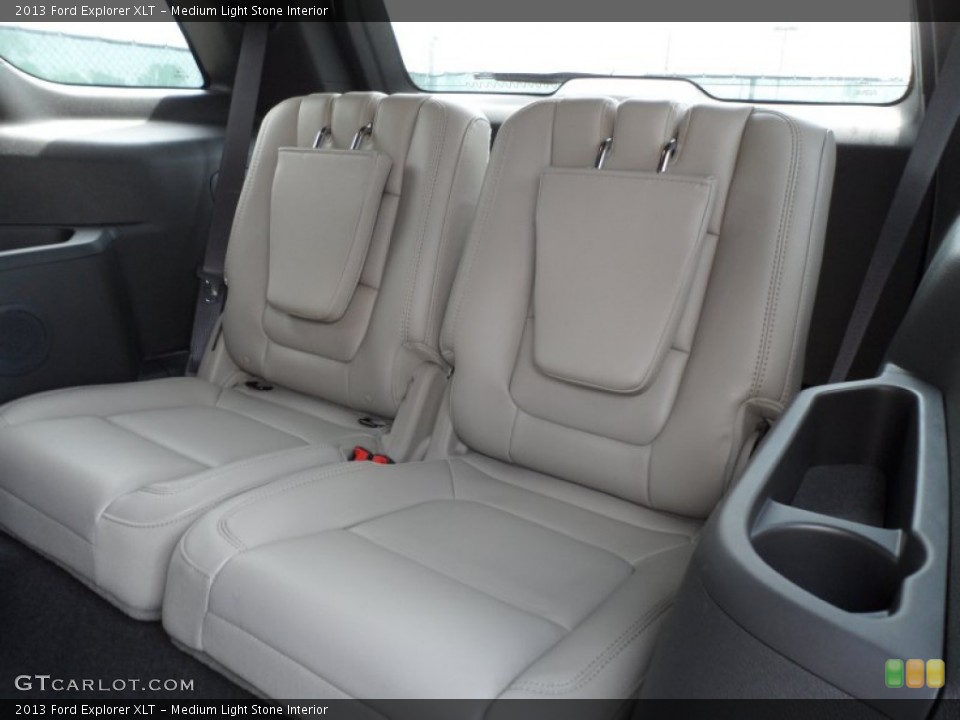 Medium Light Stone Interior Rear Seat for the 2013 Ford Explorer XLT #63714265
