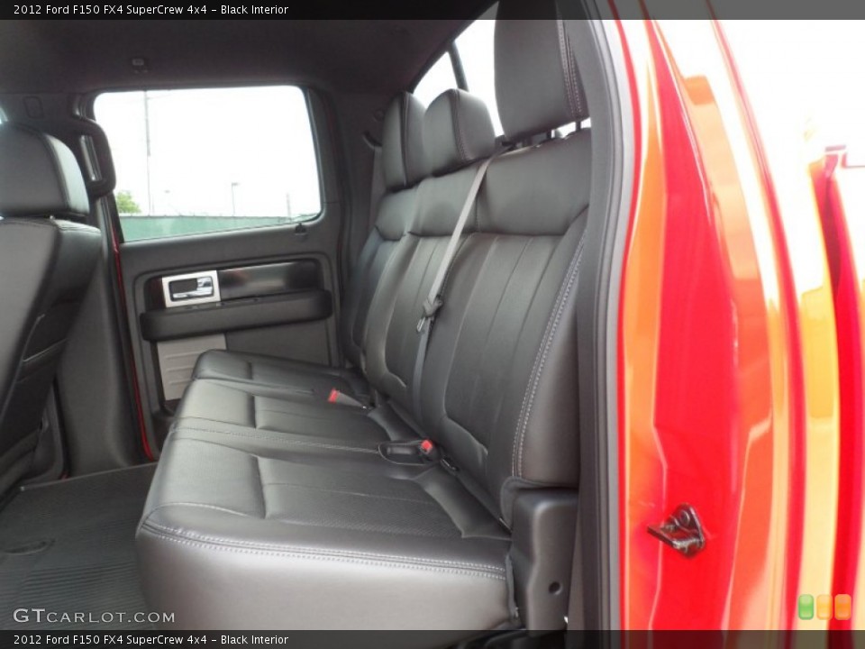 Black Interior Photo for the 2012 Ford F150 FX4 SuperCrew 4x4 #63715909