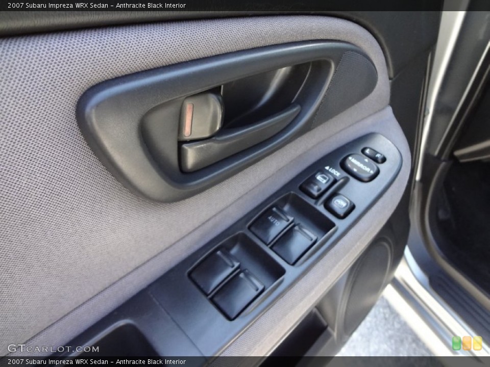 Anthracite Black Interior Controls for the 2007 Subaru Impreza WRX Sedan #63717044