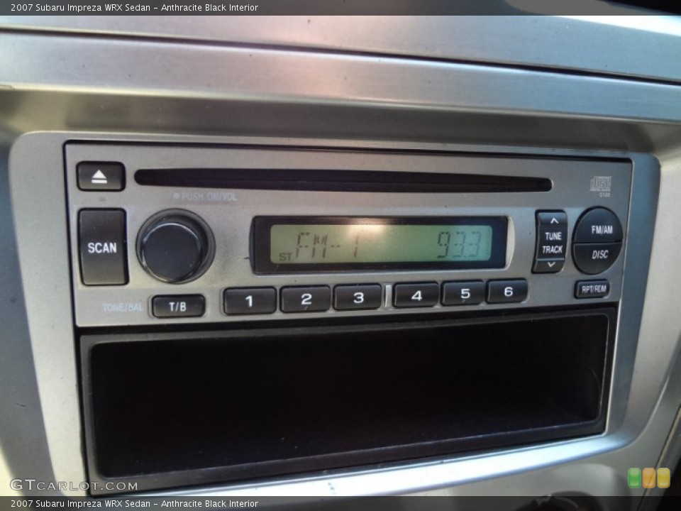 Anthracite Black Interior Audio System for the 2007 Subaru Impreza WRX Sedan #63717059