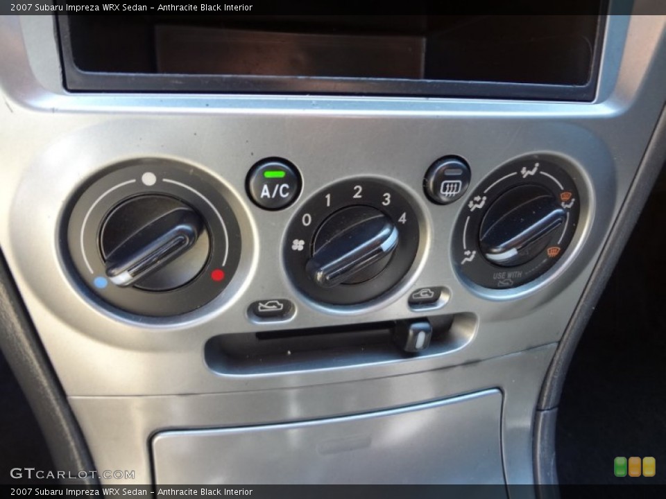 Anthracite Black Interior Controls for the 2007 Subaru Impreza WRX Sedan #63717065